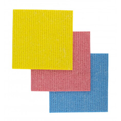 Салфетки универсальные целлюлоза салфетка VILEDA Sponge Cloth 3шт 20х18см губчатая хлопок, целлюлоза
