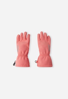 Перчатки из материала Softshell Reima Tehden Розовые