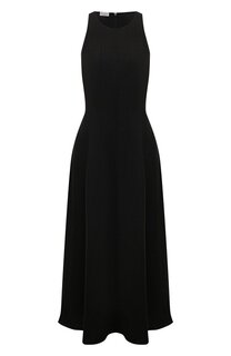 Платье из вискозы и льна Brunello Cucinelli