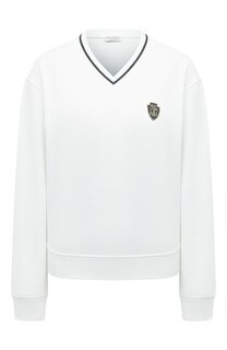 Хлопковый пуловер Brunello Cucinelli