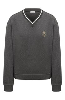 Хлопковый пуловер Brunello Cucinelli
