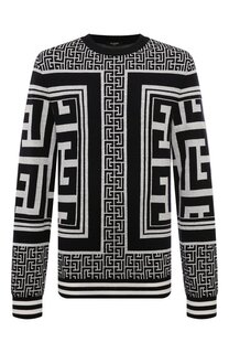 Джемпер из шерсти и льна Balmain