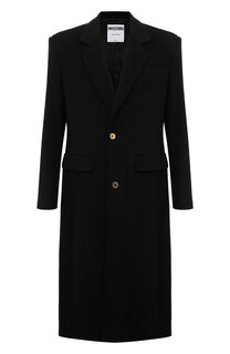 Шерстяное пальто Moschino
