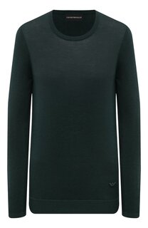 Пуловер из шерсти и шелка Emporio Armani