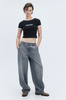 брюки джинсовые женские Джинсы baggy fit со средней посадкой Befree