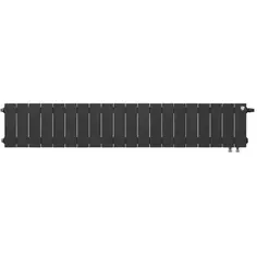 Радиатор Royal Thermo Pianoforte 200 биметалл 20 секций нижнее подключение цвет черный