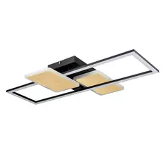 Светильник подвесной Ledio Goldy 6575/80CL 16 м² нейтральный белый свет цвет черный Lumion