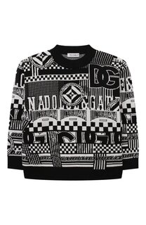 Свитер из хлопка и кашемира Dolce & Gabbana
