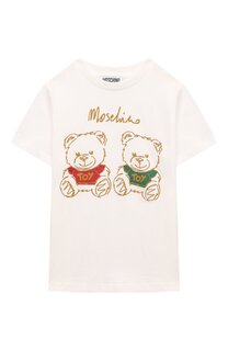 Хлопковая футболка Moschino