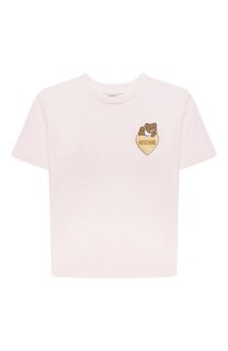 Хлопковая футболка Moschino