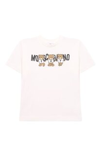 Хлопковая футболка Moschino