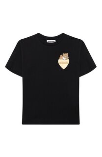 Хлопковая футболка Moschino