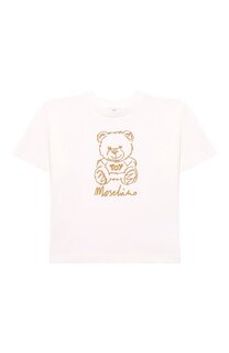 Хлопковая футболка Moschino