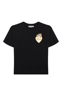 Хлопковая футболка Moschino