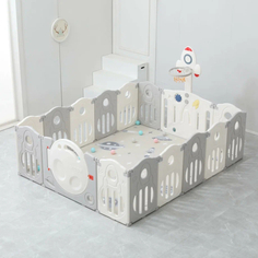 Манежи Манеж UNIX Kids Манеж UNIX Kids SUPREME Space 200x200 Grey