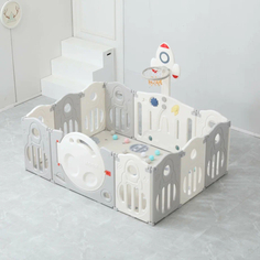 Манежи Манеж UNIX Kids Манеж UNIX Kids SUPREME Space 160x160 Grey