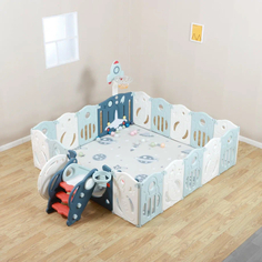 Манежи Манеж UNIX Kids Манеж UNIX Kids SUPREME Space 200x200 Blue