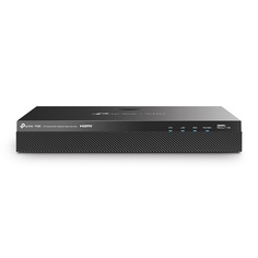 Видеорегистратор TP-LINK VIGI NVR2016H-16P 16-канальный сетевой с поддержкой PoE+, H.264, H.264+, H.265, H.265+, 8 Мп, Ethernet RJ45, HDMI, VGA, USB