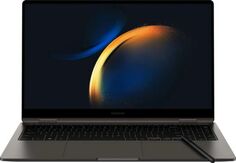Ноутбук Samsung Galaxy Book3 360 i5-1340P/16GB/512GB SSD/Iris Xe graphics/15.6" FHD OLED/WiFi/BT/cam/ENG kbrd/Win11Home/graphite