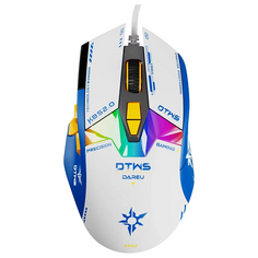 Мышь Dareu A980 игровая проводная White-Blue