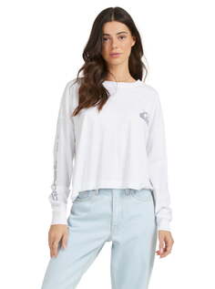 Оверсайз Лонгслив Из Органического Хлопка Quiksilver Womens Oversized Crop