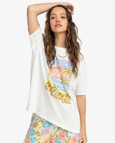 Женская футболка Wake Up And Stoke Billabong