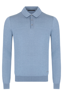 Пуловер BML Base Polo Buttons Neck Long Sleeve, 300101 BML