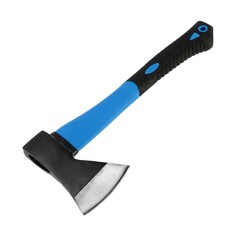 Топор кованый тундра, фиберглассовое обрезиненное топорище 36 см, 500 г Tundra
