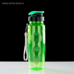 Бутылка для воды спортивная, 650 мл, 23 х 7 см, зеленая NO Brand