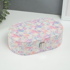Шкатулка кожзам для украшений NO Brand