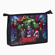 Папка д/тетрадей а4 молния сверху пластик пм-а4-29, мстители Marvel