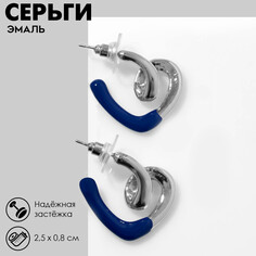 Серьги эмаль Queen Fair