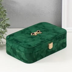 Шкатулка текстиль для украшений NO Brand