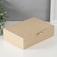 Шкатулка кожзам для украшений NO Brand