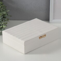 Шкатулка кожзам для украшений NO Brand