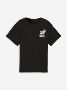 Футболка для мальчиков PUMA ESS+ Mid 90s Graphic, Черный