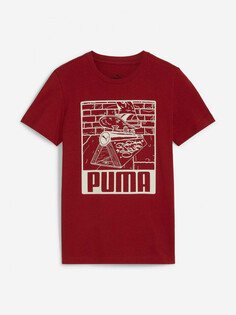 Футболка для мальчиков PUMA ESS+ Mid 90s Graphic, Красный