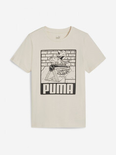 Футболка для мальчиков PUMA ESS+ Mid 90s Graphic, Бежевый