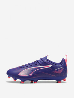 Бутсы для мальчиков PUMA Ultra 5 Play Fg/Ag Jr, Фиолетовый
