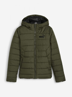 Куртка утепленная для мальчиков PUMA ESS Hooded Padded Jacket, Зеленый