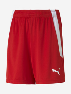 Шорты для мальчиков PUMA Teamliga Jr, Красный