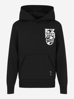 Худи для мальчиков PUMA Basketball Blueprint, Черный