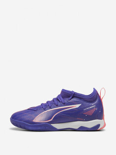 Бутсы для мальчиков PUMA Ultra 5 Match IT + Mid Jr, Фиолетовый