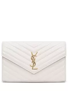 Сумка кожаная Monogram Envelope Saint Laurent