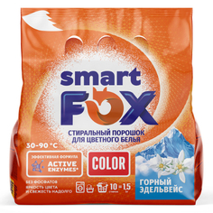 Порошок для стирки Smart Fox Горный эдельвейс 1,5 кг Synergetic