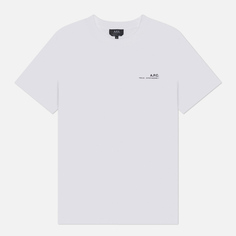 Мужская футболка A.P.C. Standard Item GOTS, цвет белый