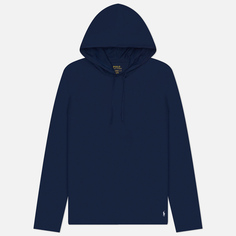 Мужской лонгслив Polo Ralph Lauren BCI Liquid Cotton Sleep Top Hoodie, цвет синий