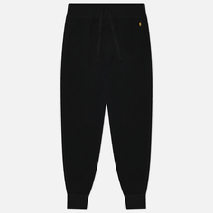Мужские брюки Polo Ralph Lauren Waffle Knit Sleep Jogger, цвет чёрный