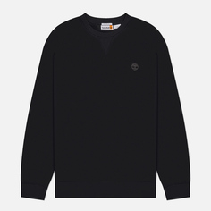 Мужская толстовка Timberland Exeter River Brushed Back Crew Neck, цвет чёрный