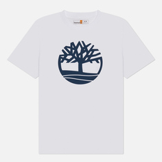 Мужская футболка Timberland Kennebec River Pigment Tree Logo, цвет белый